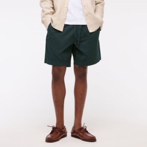 Relaxed Linen-Blend Pull-On Short - Picture 5 of 6